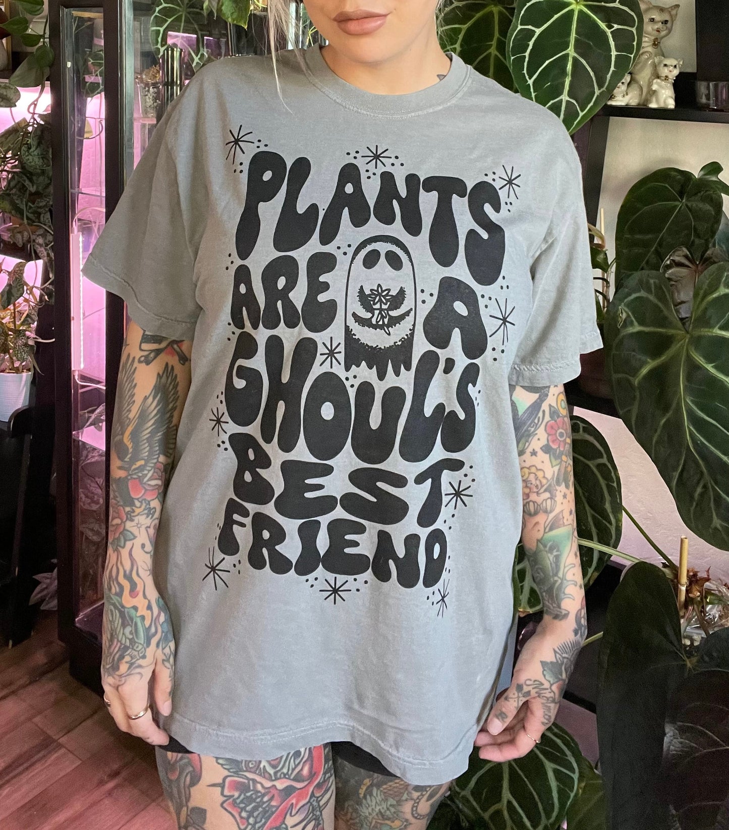 Plants Are A Ghoul's Best Friend Unisex T-Shirt