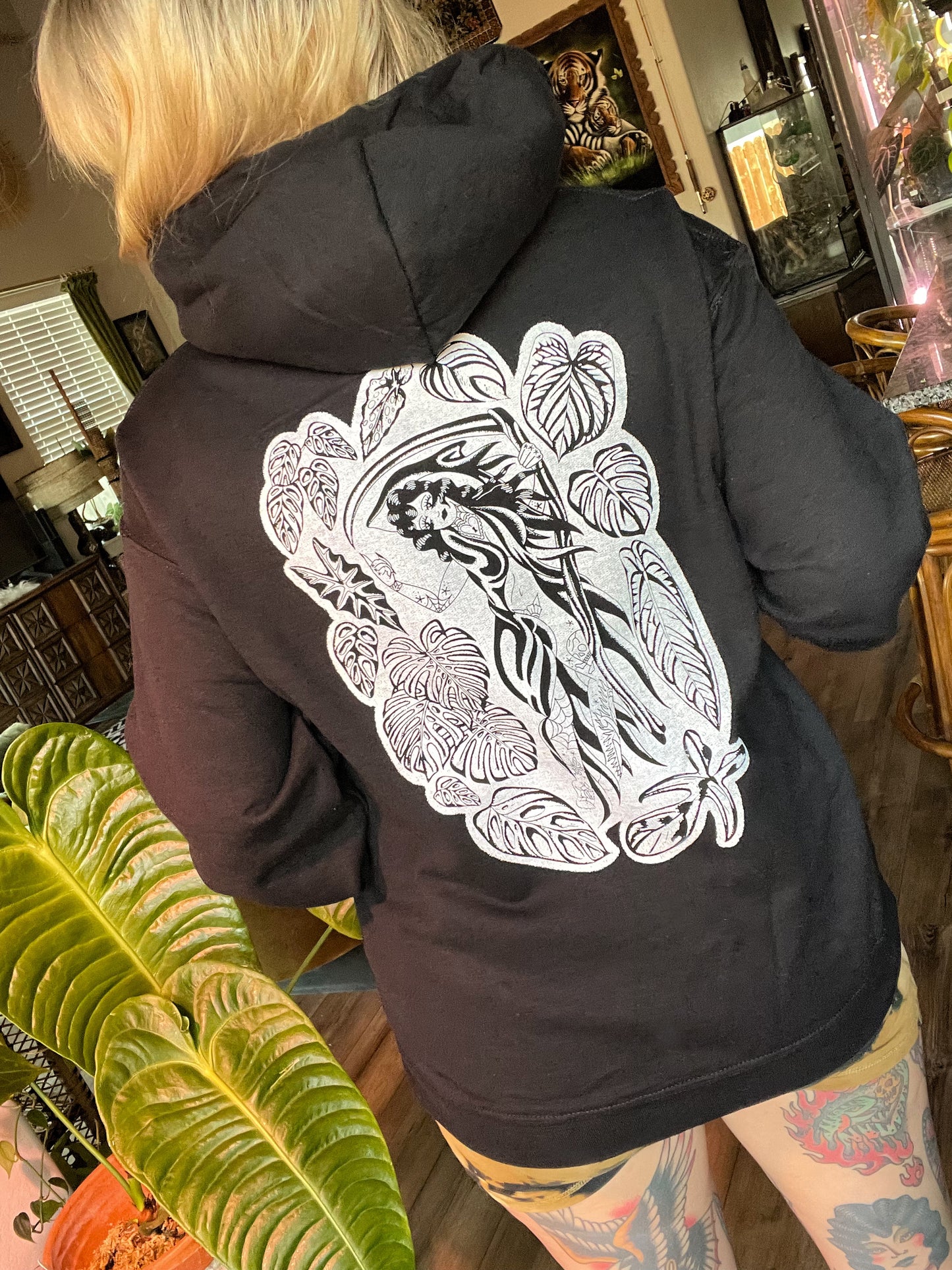 Green Reaper Pinup Hoodie