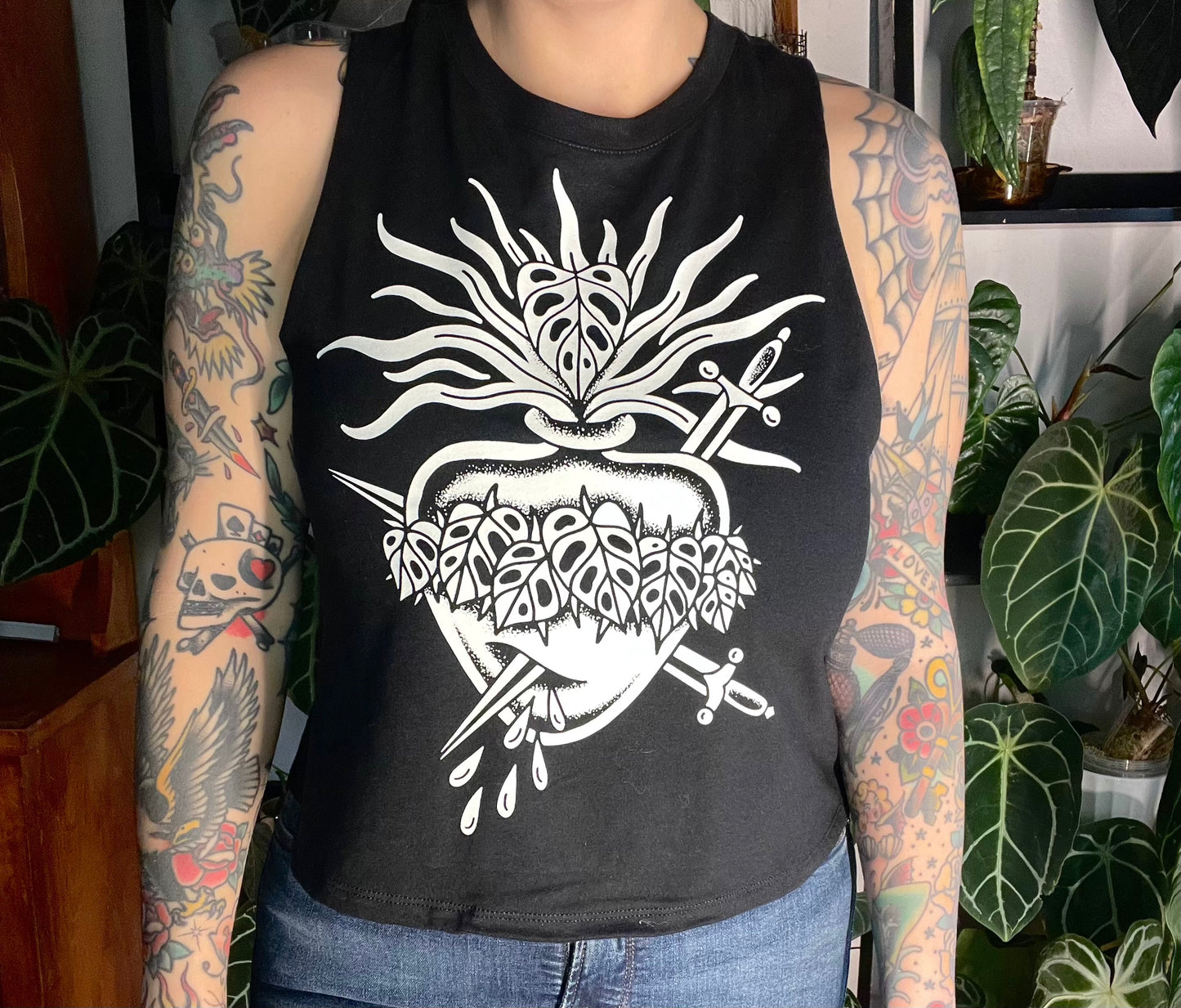 Sacred Adansonii Cropped Tank Top