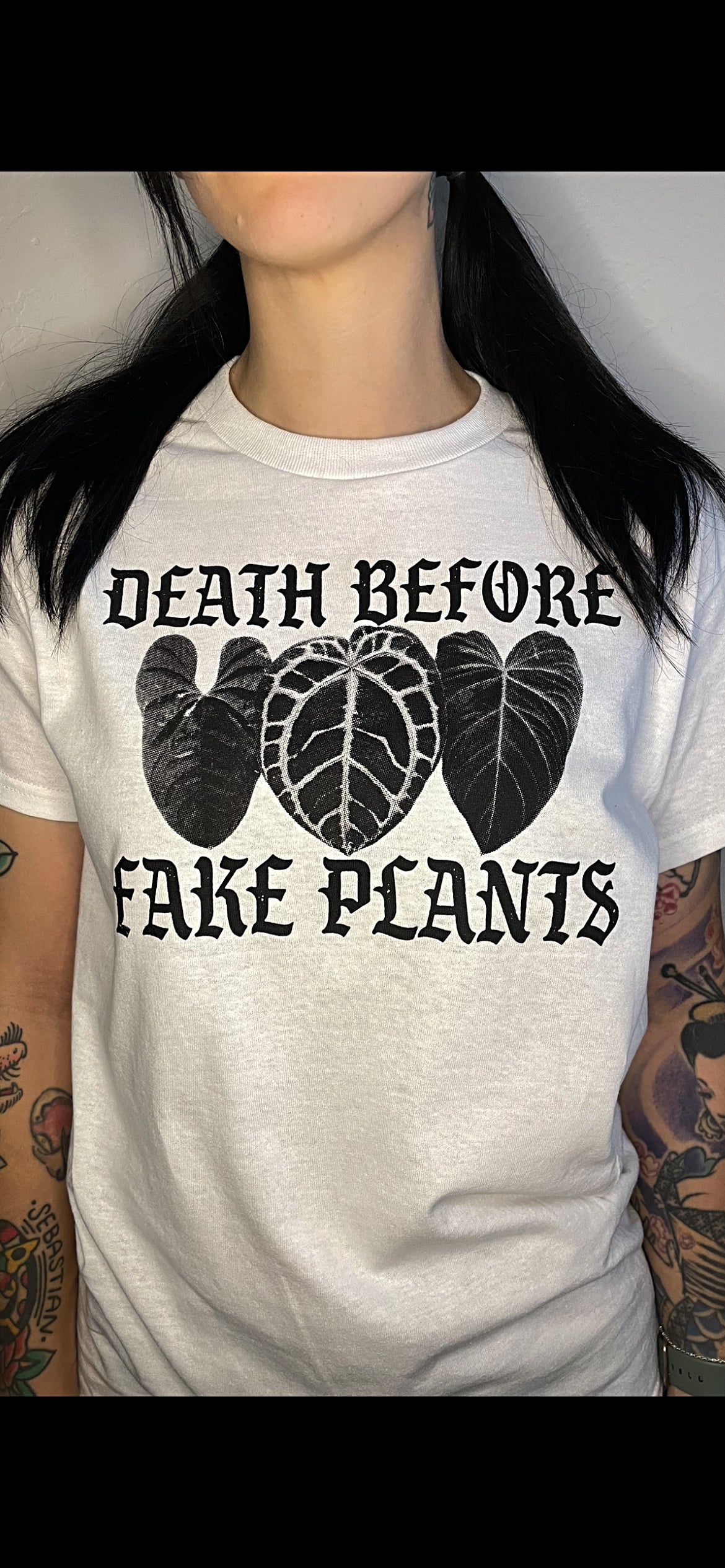 Death Before Fake Plants T-Shirt